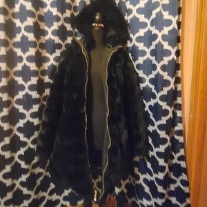 Womens Snobbish reversable medium coat